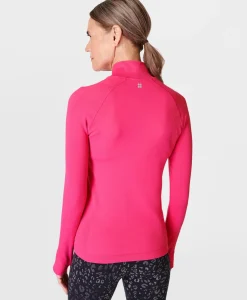 Athlete Doubleweight Seamless Workout Zip Up-Sweaty Betty New