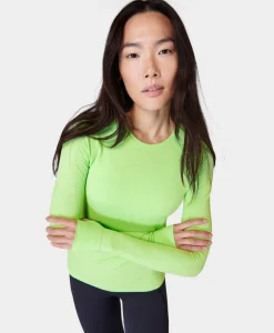 Athlete Seamless Workout Long Sleeve Top-Sweaty Betty Cheap