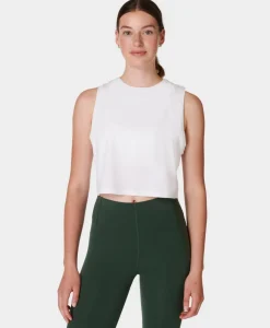 Breathe Easy Crop Muscle Tank-Sweaty Betty Hot