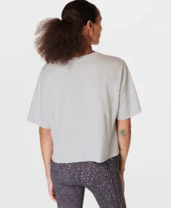 Essential Short Sleeve Crop Tee-Sweaty Betty Discount
