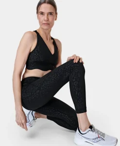 Power 7/8 Embossed Workout Leggings-Sweaty Betty Outlet