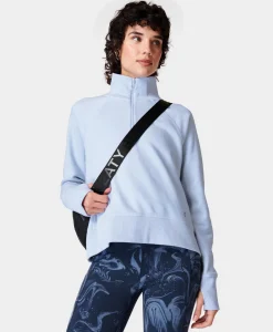 Revive Rib Half Zip Pullover-Sweaty Betty Best Sale
