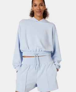 Sand Wash CloudWeight Crop Hoodie-Sweaty Betty Sale