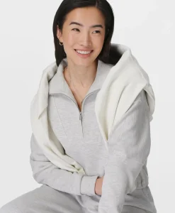Sand Wash Funnel Neck Half Zip-Sweaty Betty Flash Sale