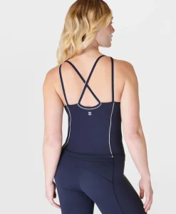 Super Soft Picot Lace Strappy Bra Tank-Sweaty Betty Shop