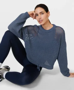 Tides High Open Weave Sweater-Sweaty Betty Flash Sale